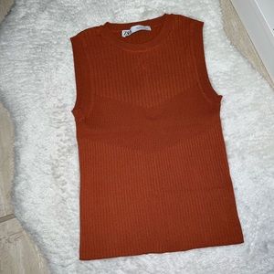 Orange Zara Top